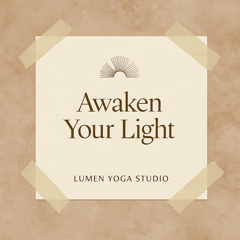 Lumen Yoga — AI-generated social post
